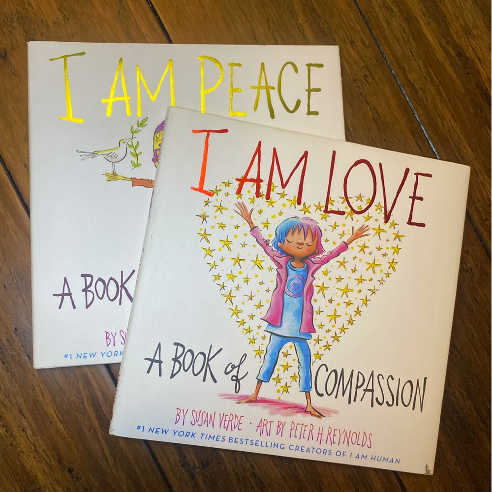 I AM Books - TWO books: I AM Peace, I Am Love - Hardback with Dust Jackets